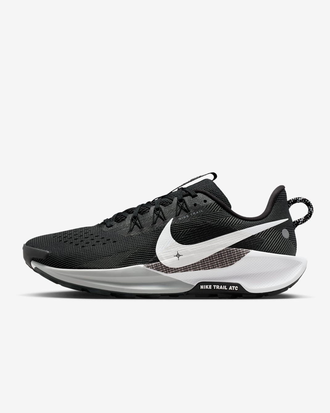 Nike Pegasus Trail 5 Traillaufschuh (extraweit, Herren) - Schwarz/Anthracite/Wolf Grey/Weiß