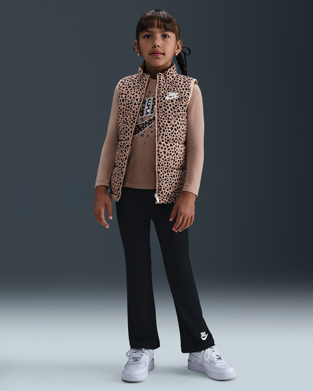 Nike Wild Warmth 3-teiliges Westen-Set (jüngere Kinder) - Schwarz