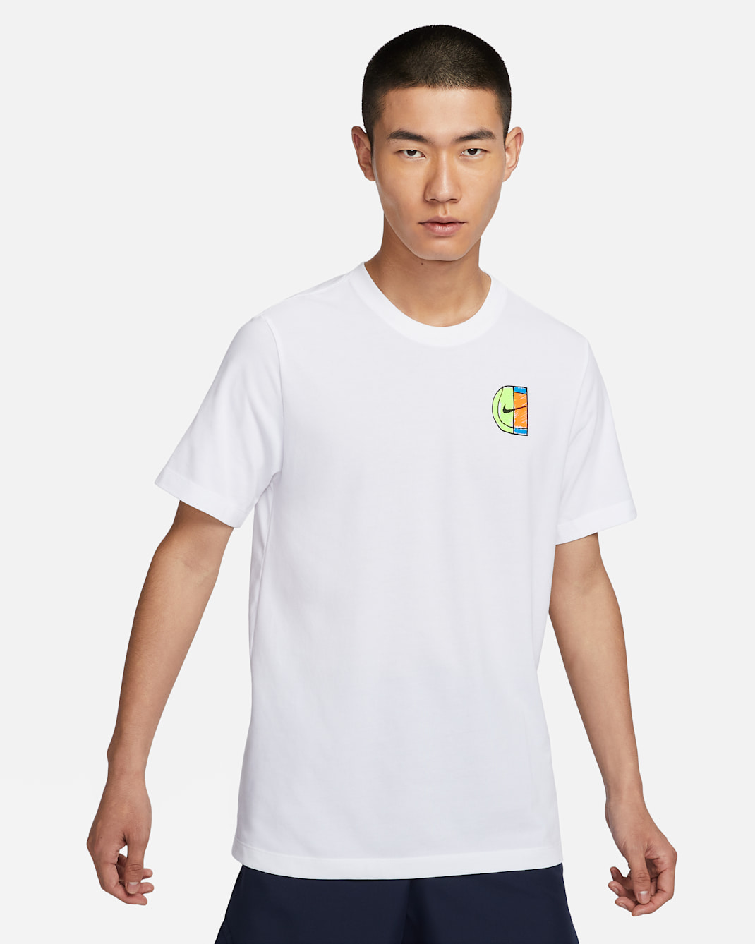 NikeCourt Men's Dri-FIT Tennis T-Shirt - White