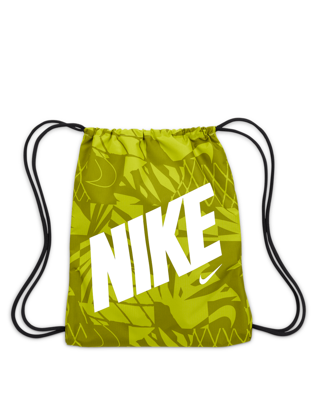 Nike Kids' Drawstring Bag (12L) - Bright Cactus/Black/White