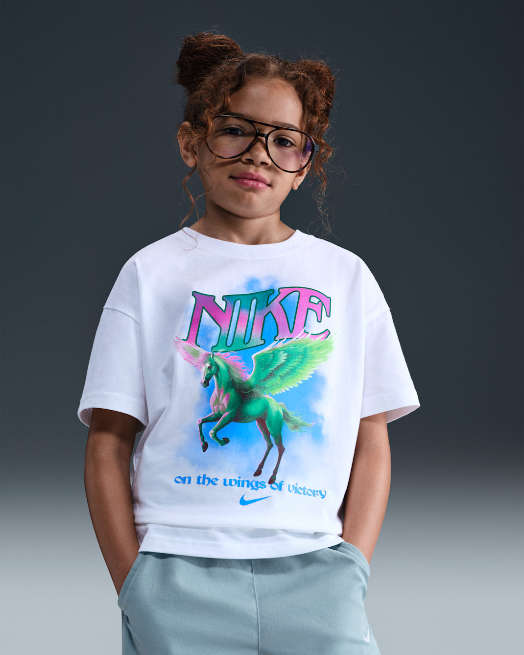 Nike Sportswear Older Kids' (Girls') T-Shirt - White