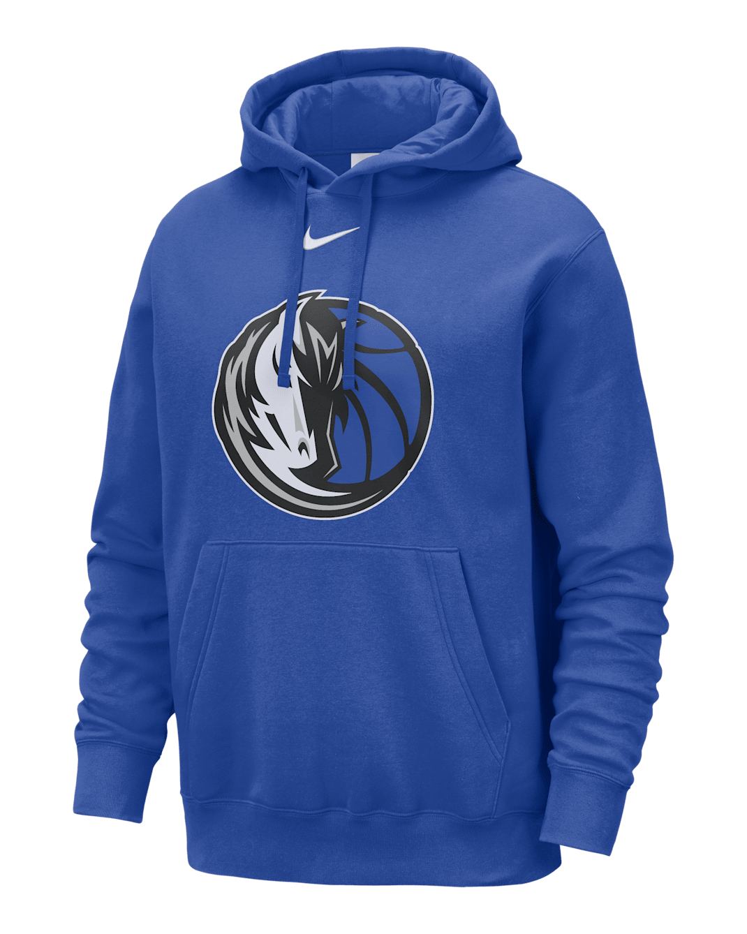 Dallas Mavericks Club Men's Nike NBA Pullover Hoodie - Game Royal/White