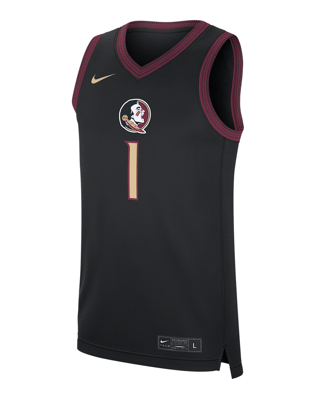 Florida State Seminoles Replica Men's Nike College Basketball Jersey - Black