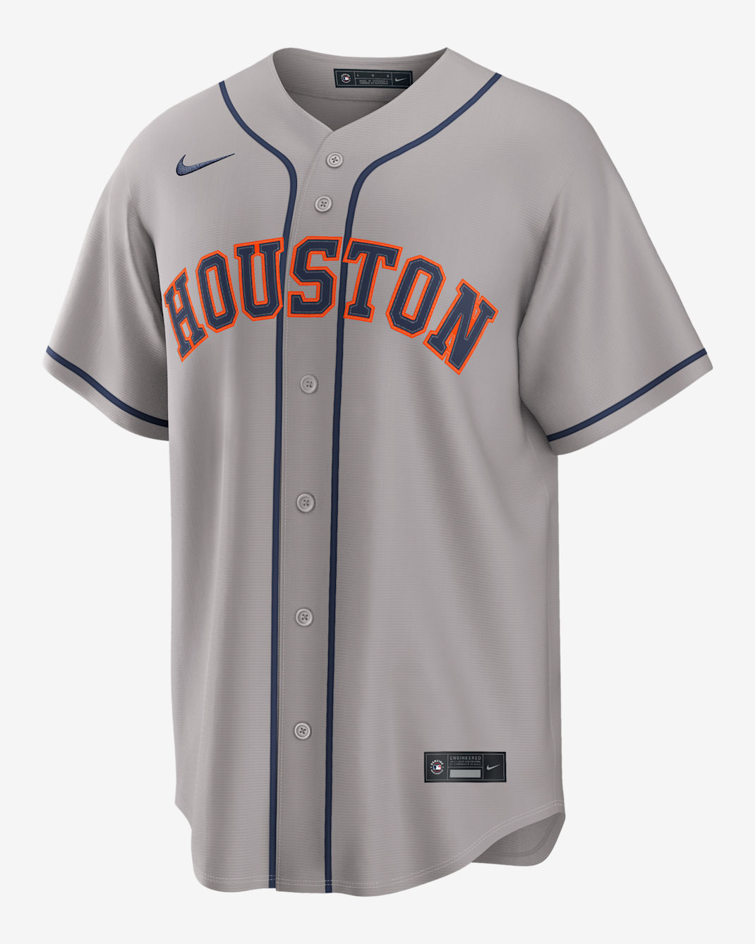 Jose Altuve Houston Astros Men's Nike MLB Replica Jersey - Grey