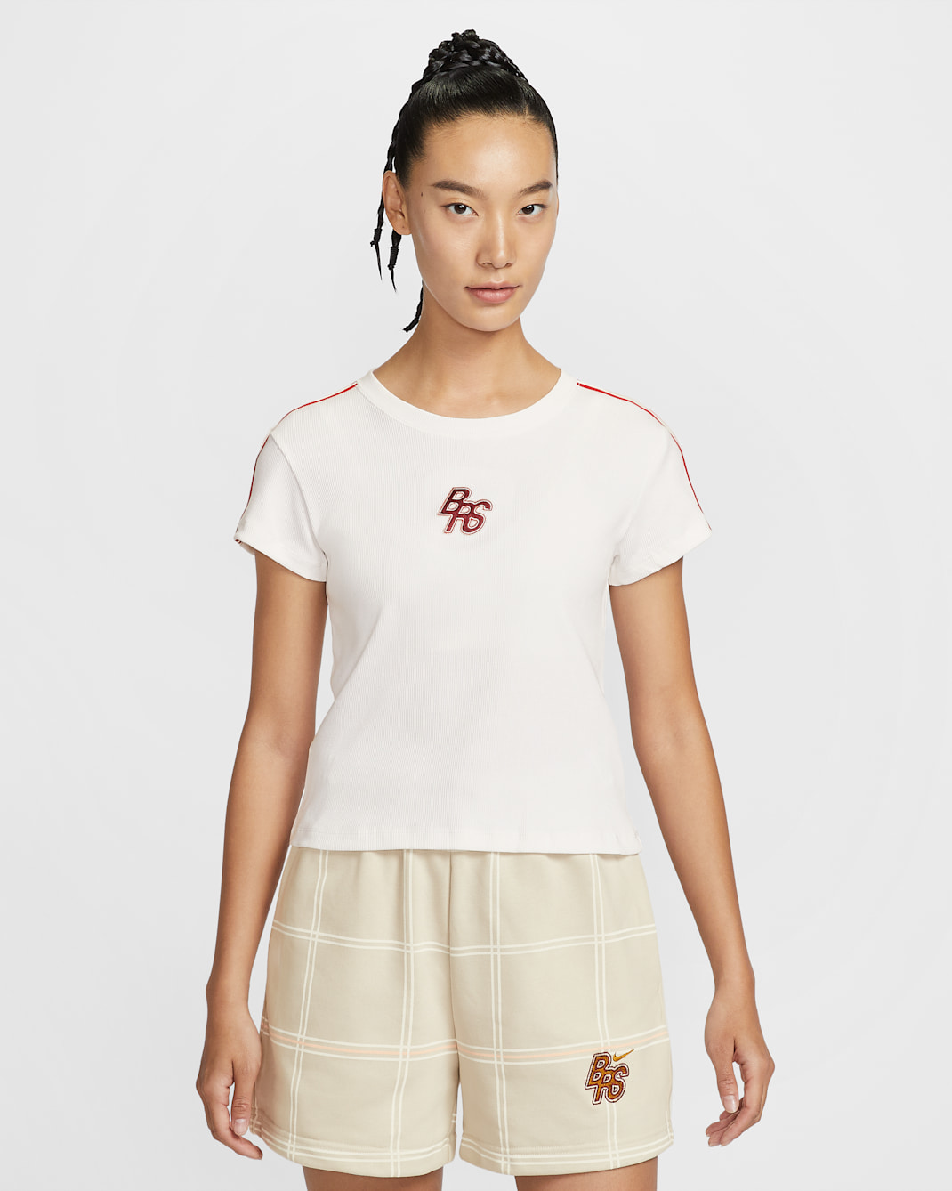 Nike Sportswear Women's Tight Ribbed T-Shirt - White