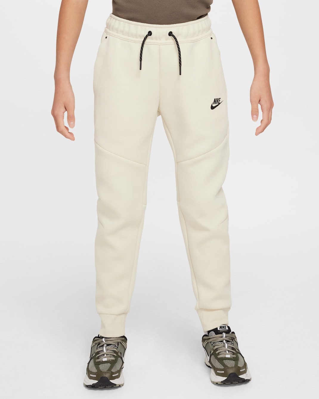 Nike Sportswear Tech Fleece Big Kids' Joggers - Light Khaki/Light Khaki/Black/Black