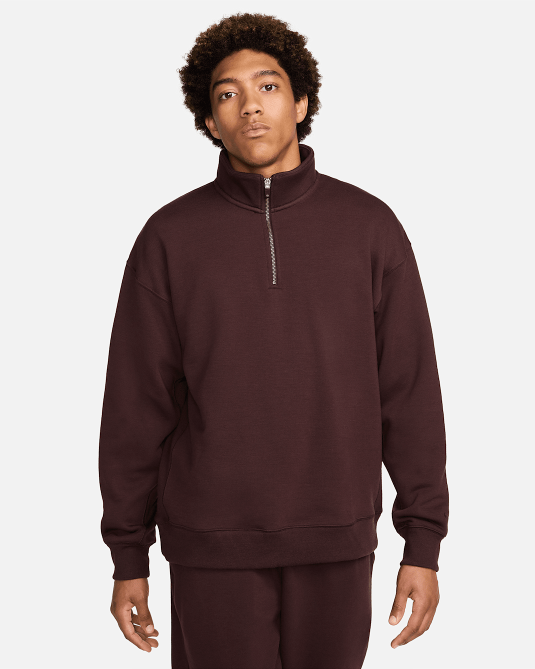 Nike Wool Classics 1/4-Zip Top - Brown Basalt