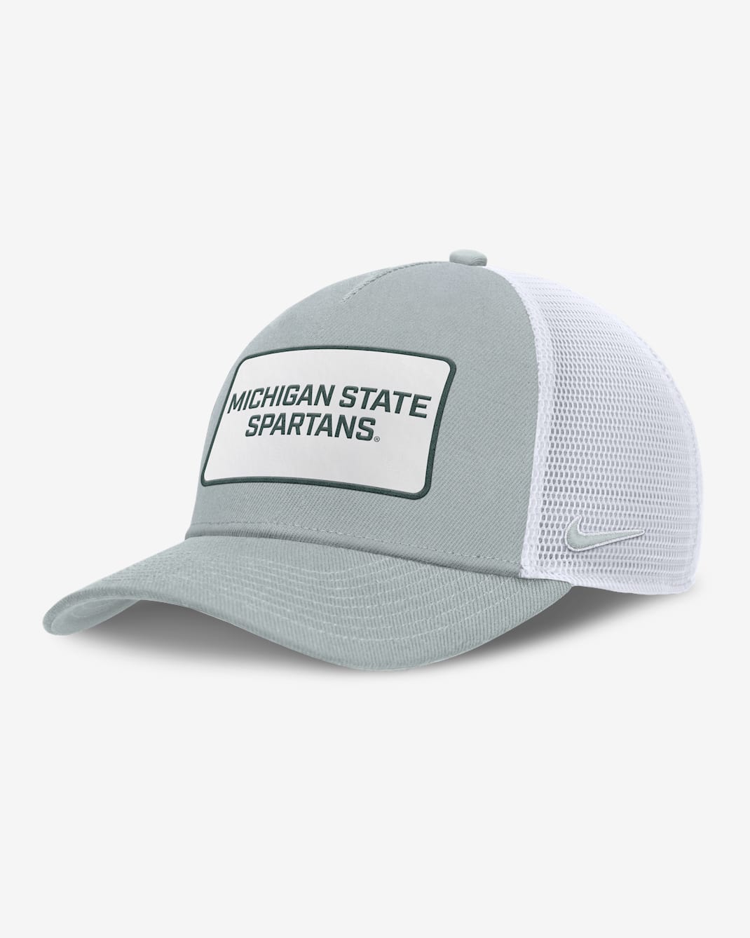 Gorra de rejilla universitaria Nike Nike ajustable para hombre Michigan State On-Field Rise - Gris