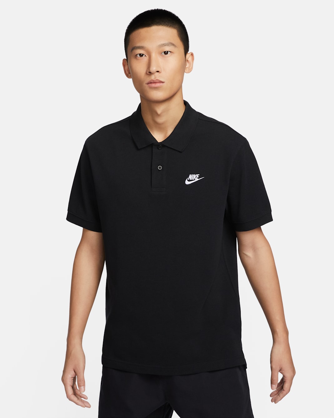 Nike Sportswear Men's Polo - Black/White