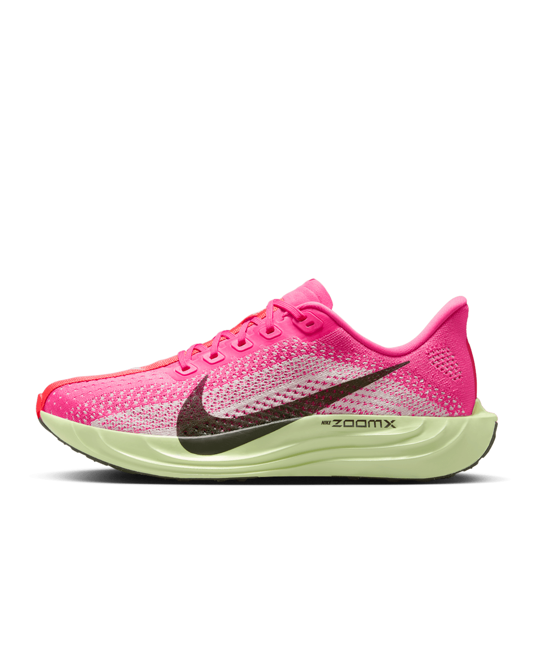 Nike Pegasus Plus Women's Road Running Shoes - Hyper Pink/Bright Crimson/Barely Volt/Sequoia