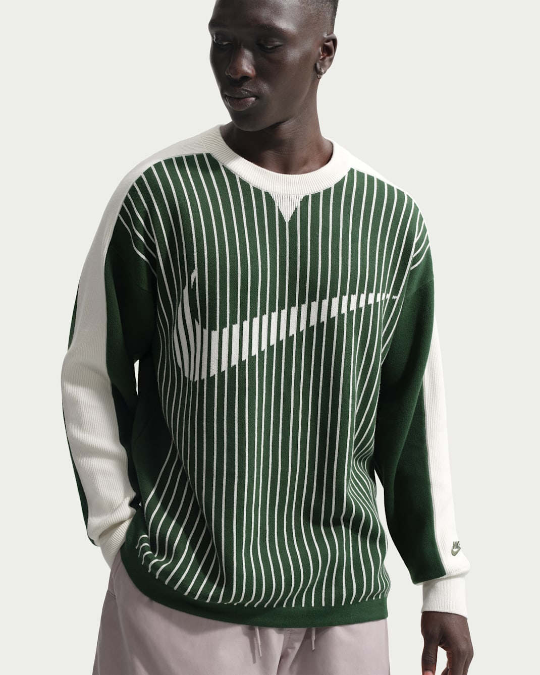 Nike Sportswear Club Men's Jersey Sweater - Fir/Sail