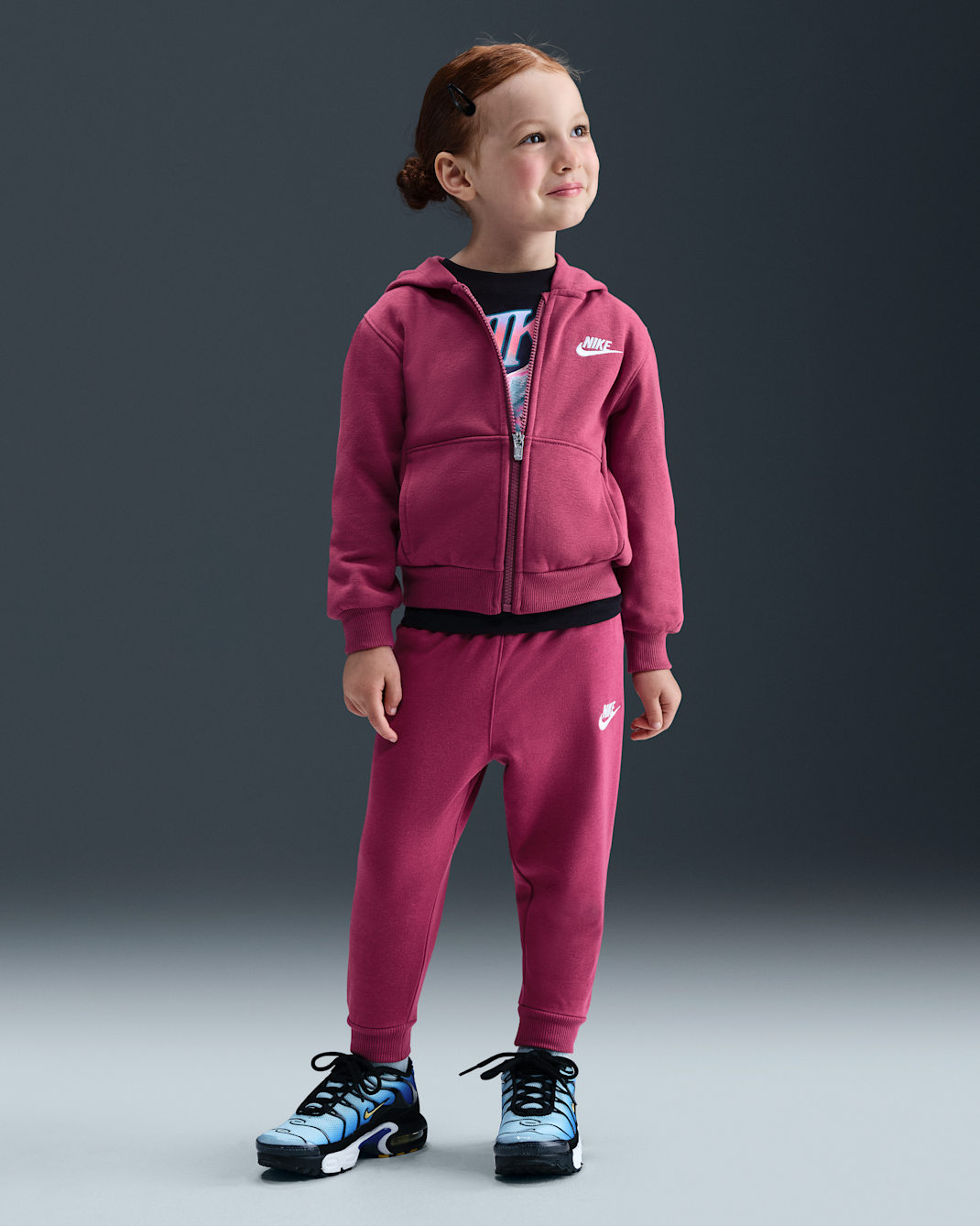 Nike Full-Zip Club Set Toddler 2-Piece Hoodie Set - Sweet Beet