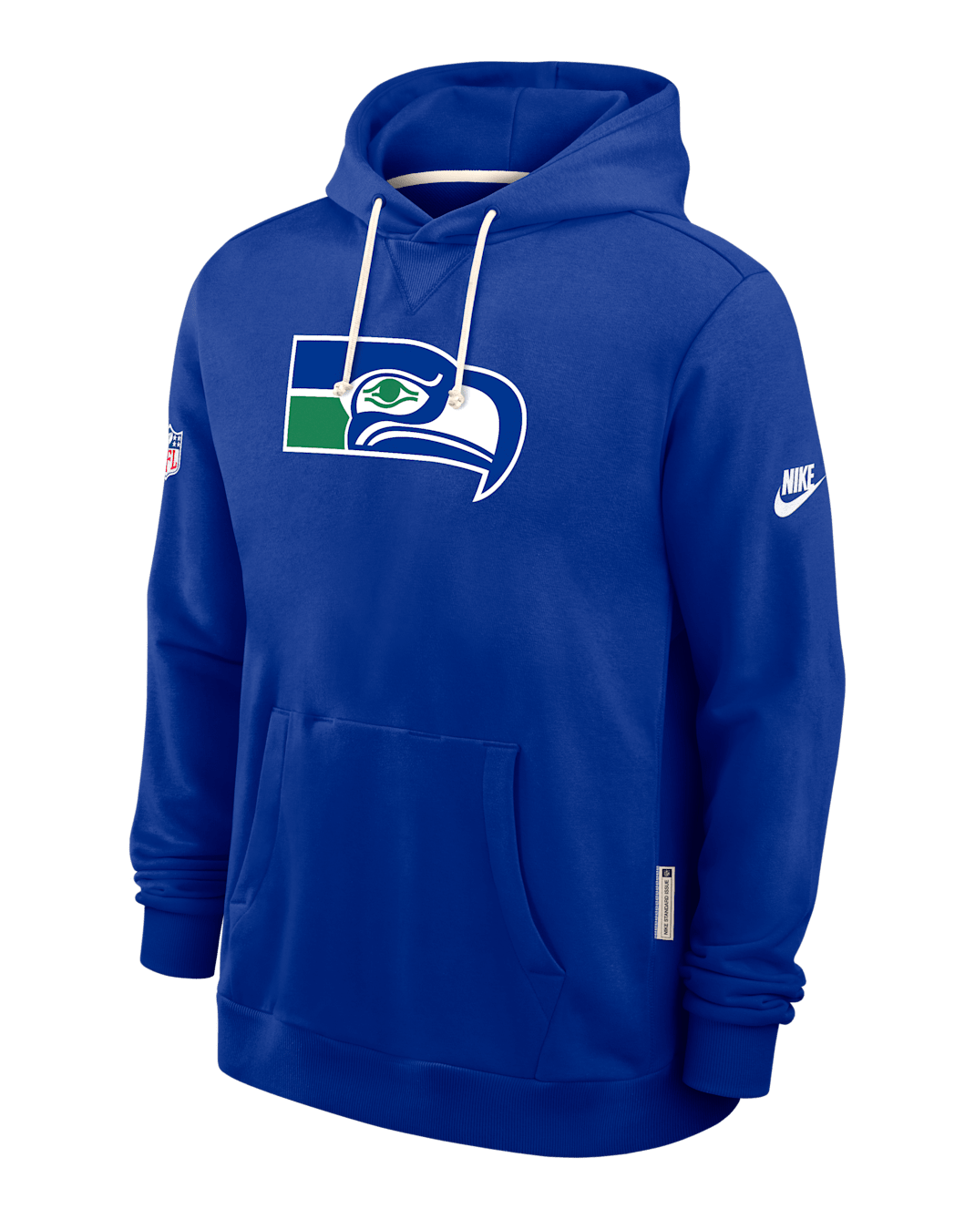 Seattle Seahawks Alt Offensive Set Play Sideline Men's Nike Dri-FIT NFL Pullover Hoodie - Royal