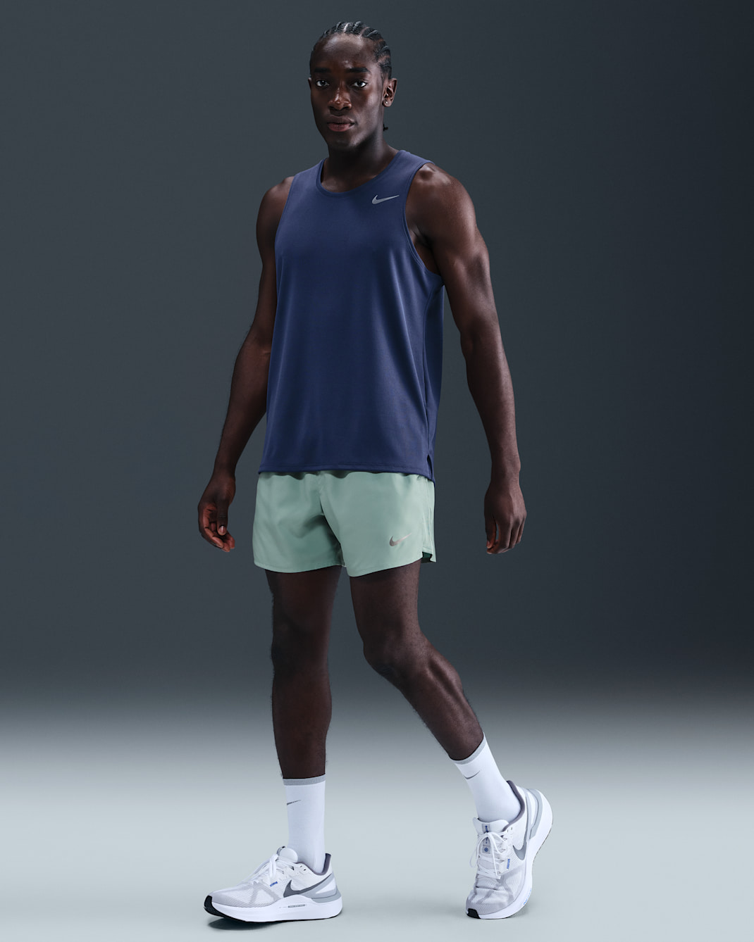 Nike Challenger Men's Dri-FIT 13cm (approx.) Brief-lined Running Shorts - Cannon/Cannon/Black