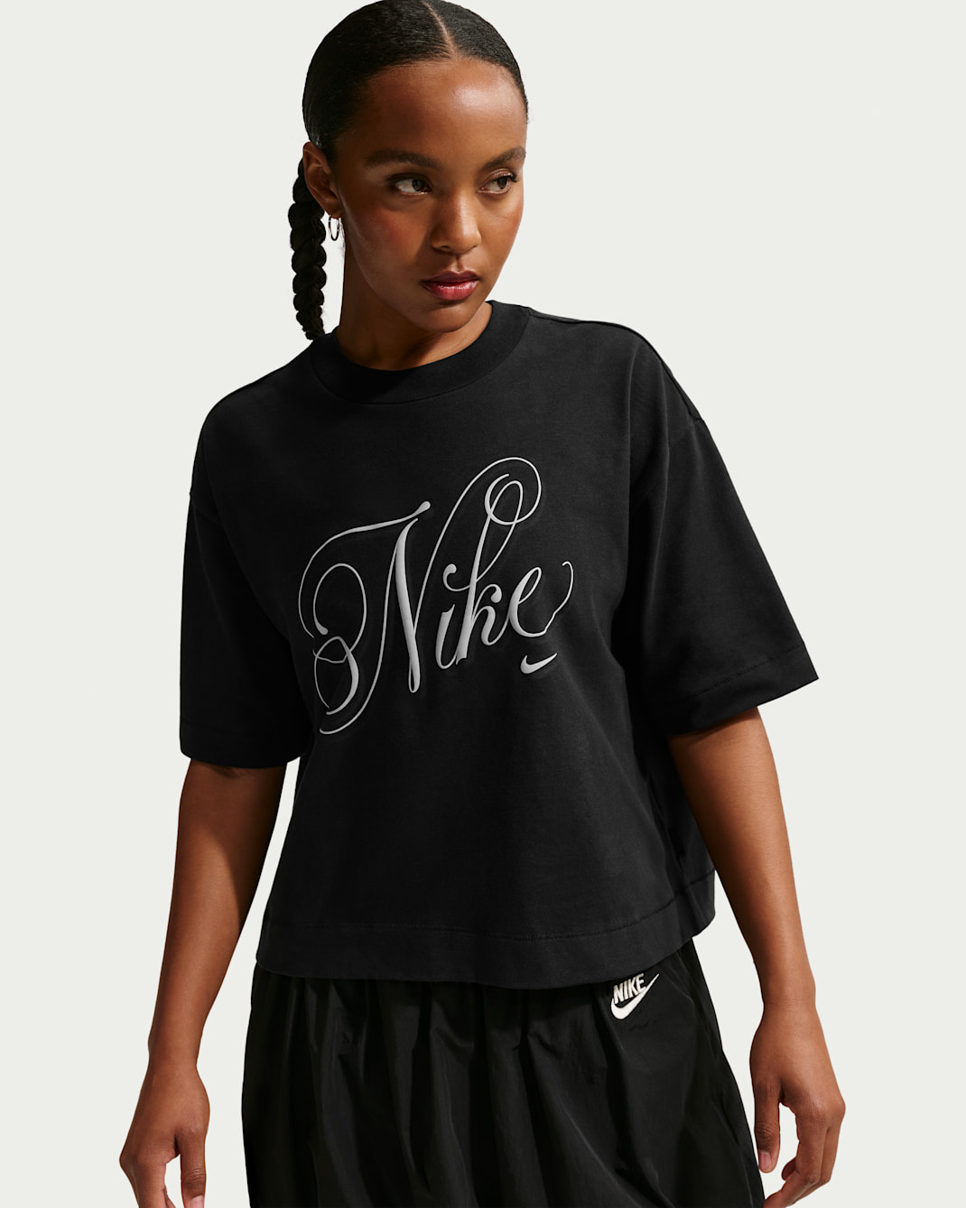 Nike Sportswear Women's Oversized Short-Sleeve T-Shirt - Black