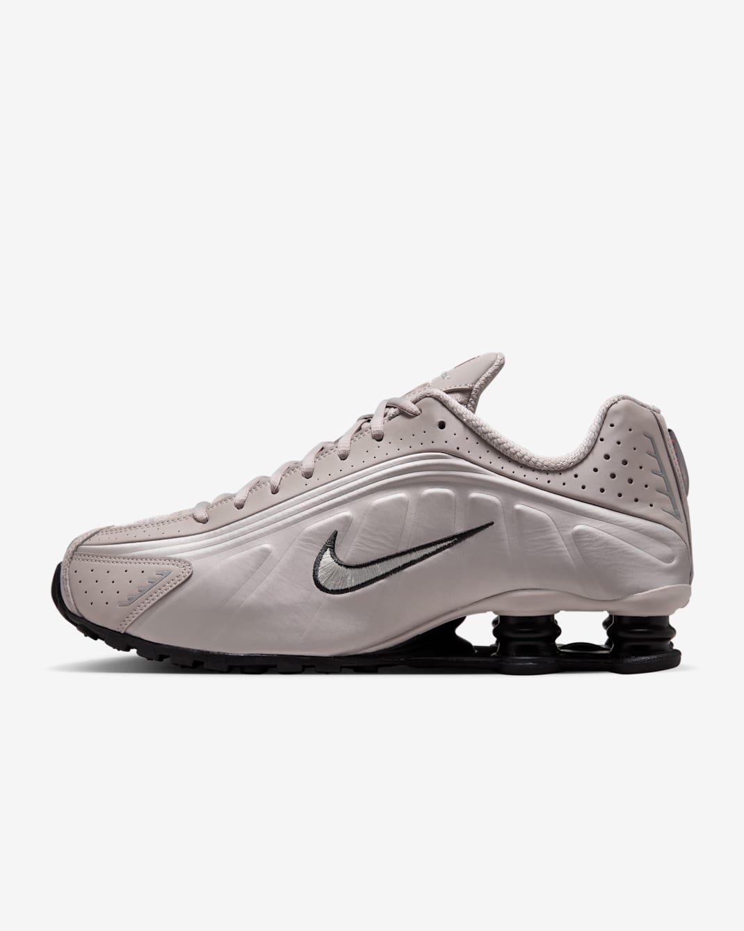 Nike Shox R4 Men's Shoes - College Grey/University Red/Metallic Silver/Black