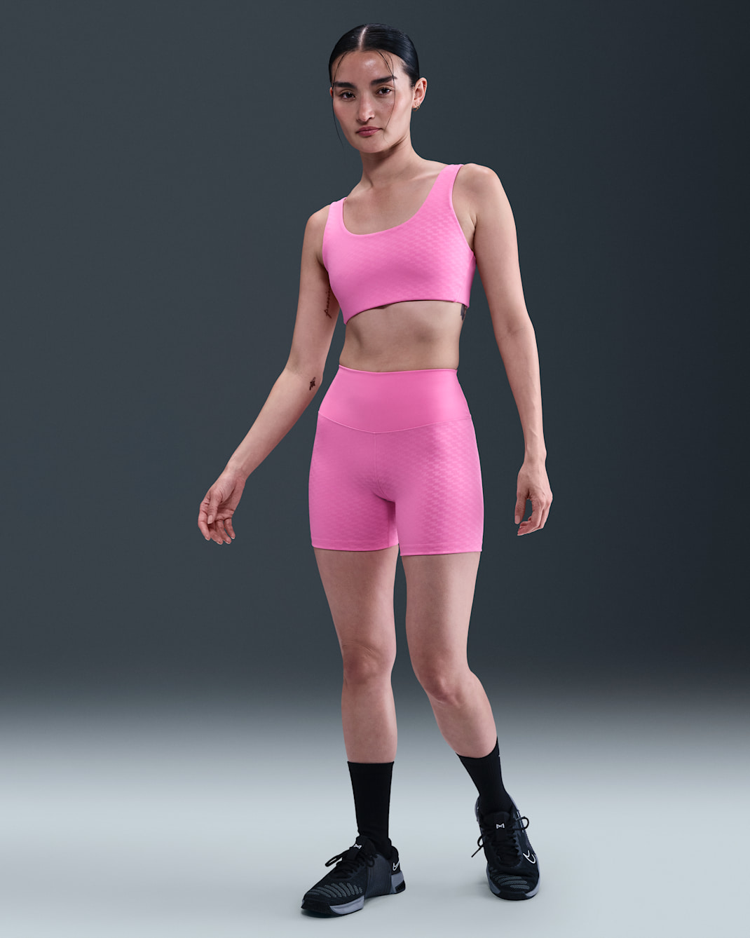 Nike One Women's High-Waisted 5" Biker Shorts - Playful Pink/Pink Foam