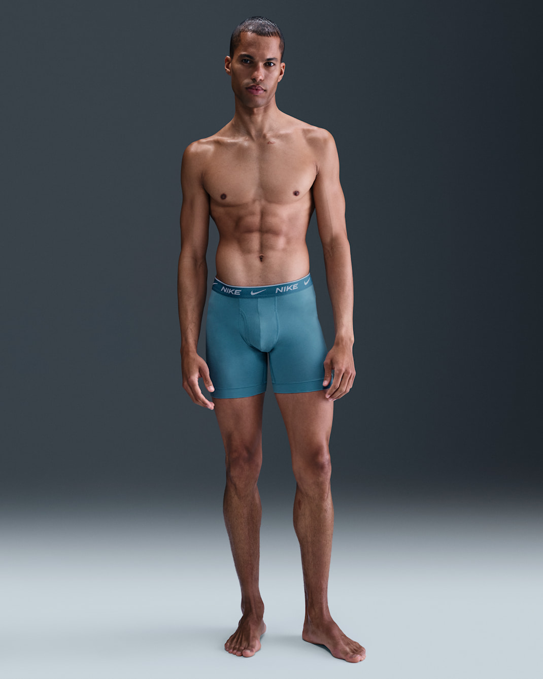 Nike Dri-FIT Essential Cotton Stretch Men's Boxer Briefs (3-Pack) - Stone