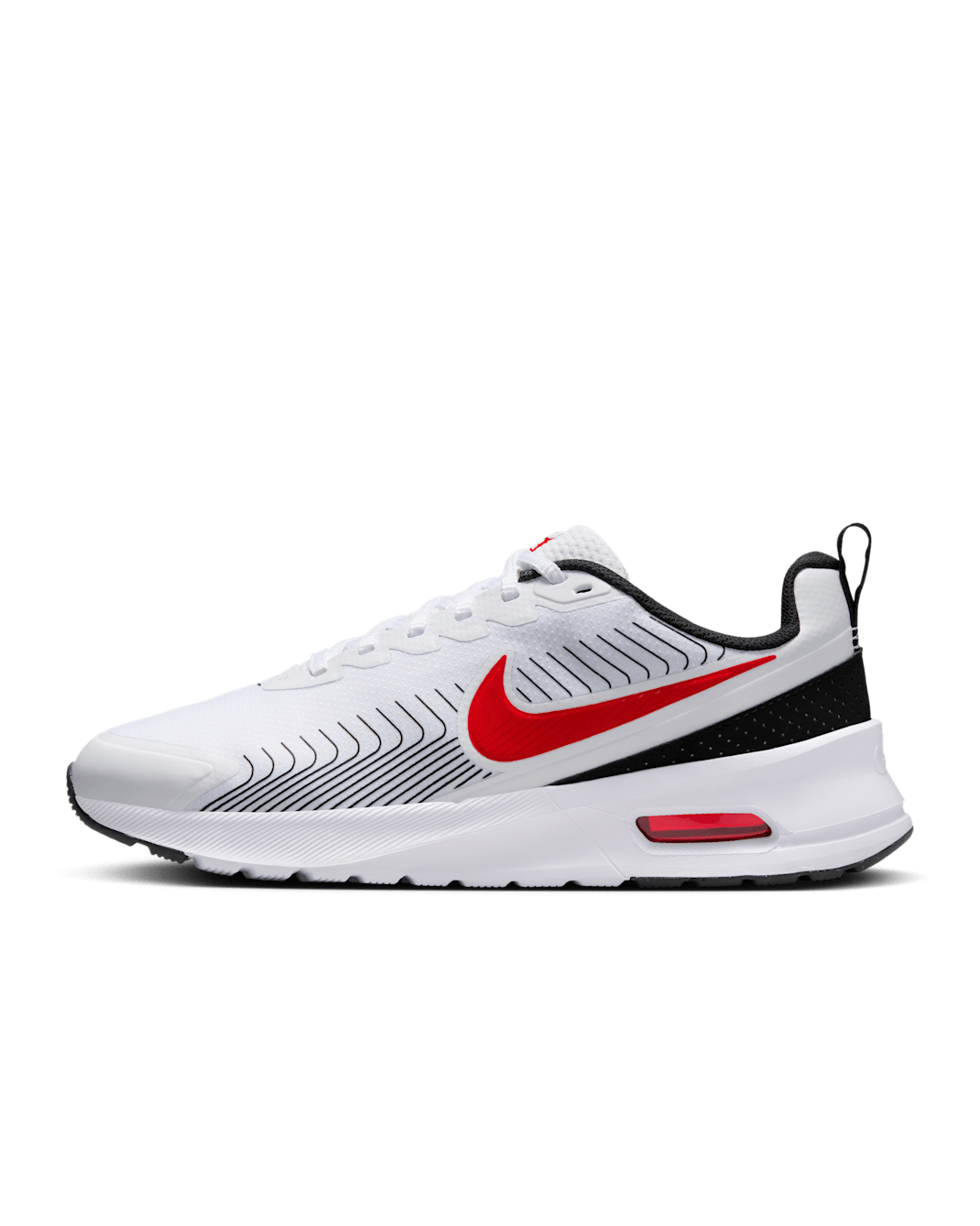 Nike Air Max Nuaxis Men's Shoes - White/Black/White/University Red