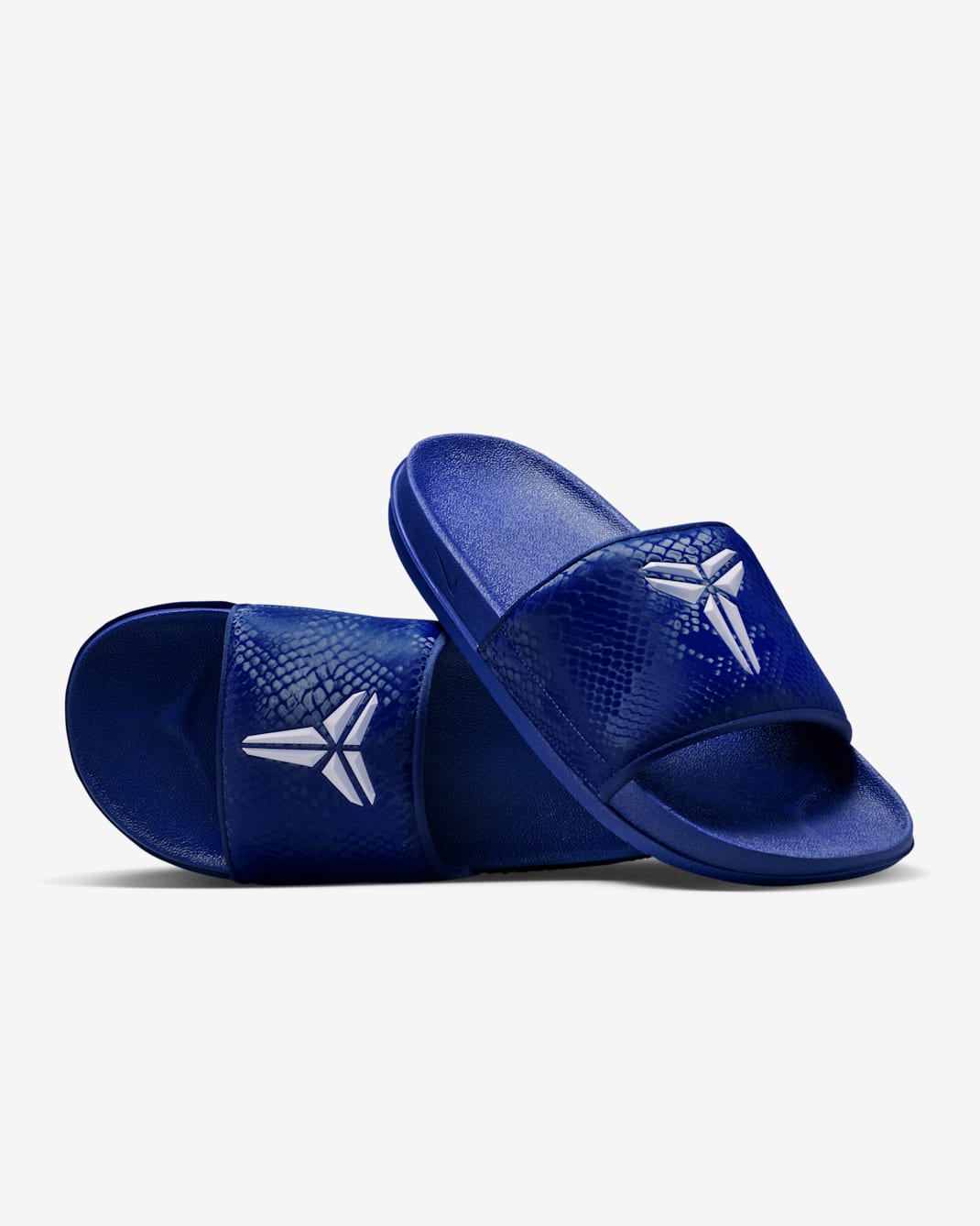 Kobe Offcourt Men's Slides - Deep Royal Blue/White