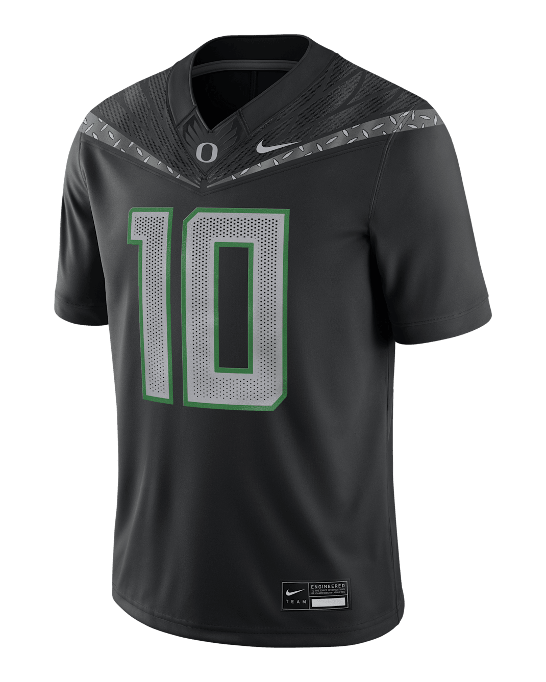 Justin Herbert Oregon Ducks Men’s Nike Dri-FIT College Game Jersey - Black