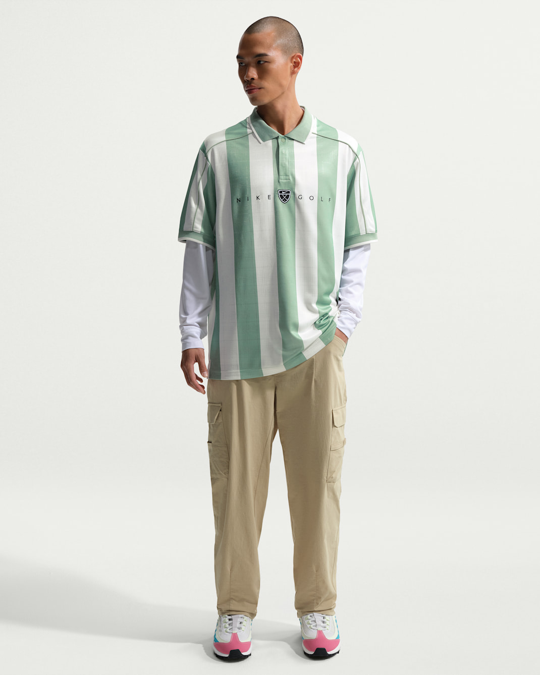 Nike Fairway Fresh Men's Dri-FIT Loose Golf Pants - Limestone/Limestone/Limestone