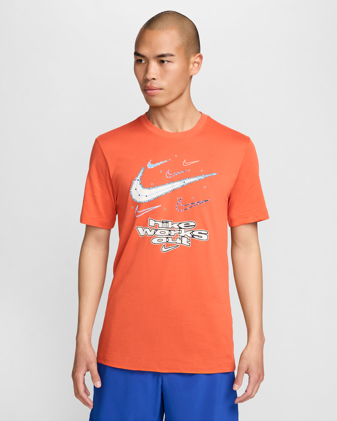 Nike Men's Dri-FIT Fitness T-Shirt - Cosmic Clay