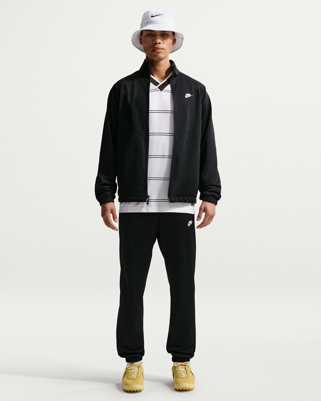Nike Windrunner Men's Poly-Knit Tracksuit - Black/Black/White