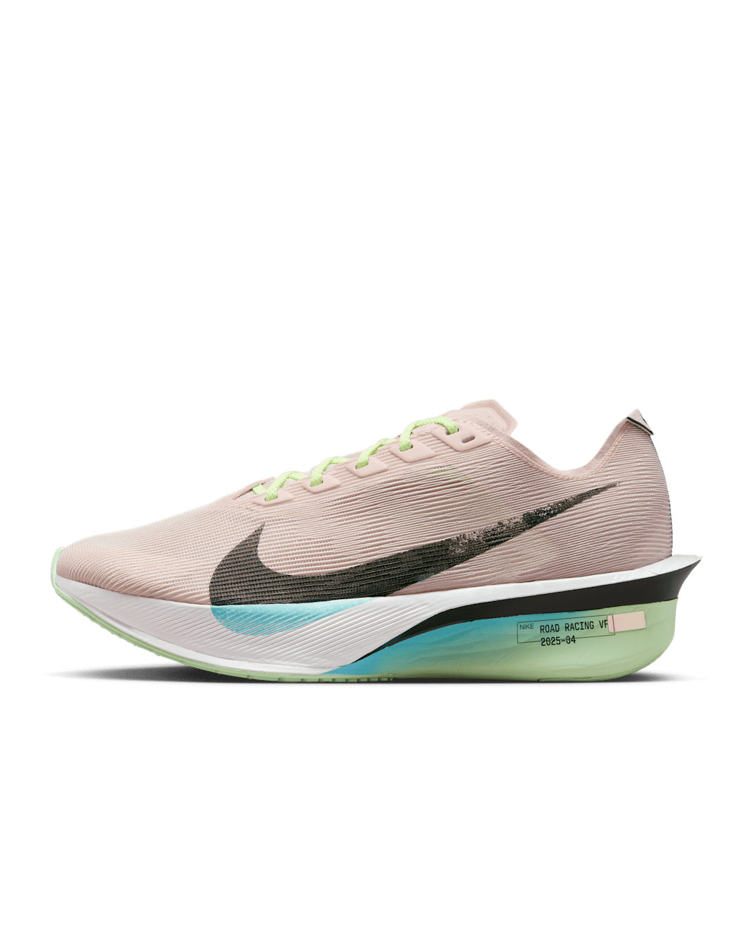 Nike Vaporfly 4 Women's Road Racing Shoes - Silt Red/Barely Volt/Pearl Pink/Black