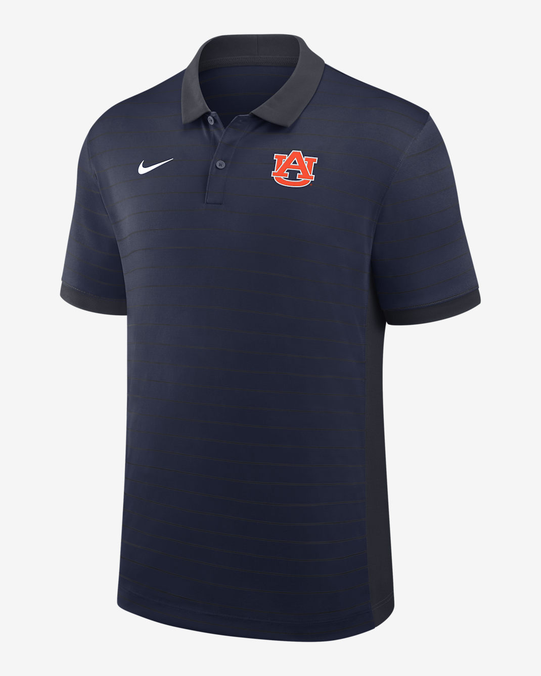 Auburn Sideline Victory Stripe Men's Nike Dri-FIT College Polo - Navy