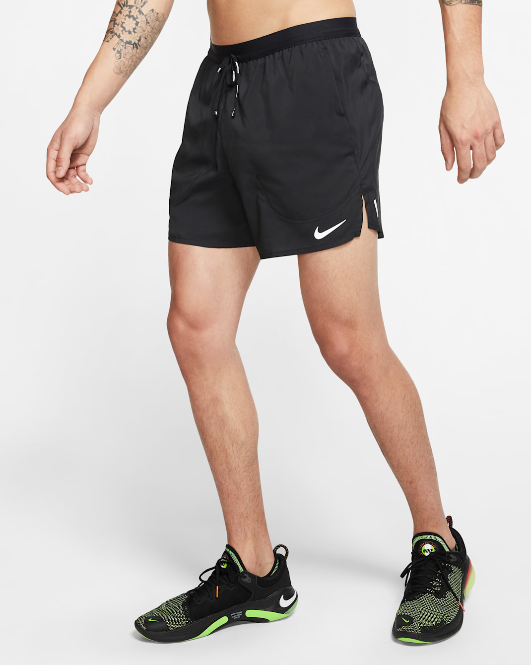 Shorts de running con ropa interior de 13 cm para hombre Nike Flex Stride - Negro