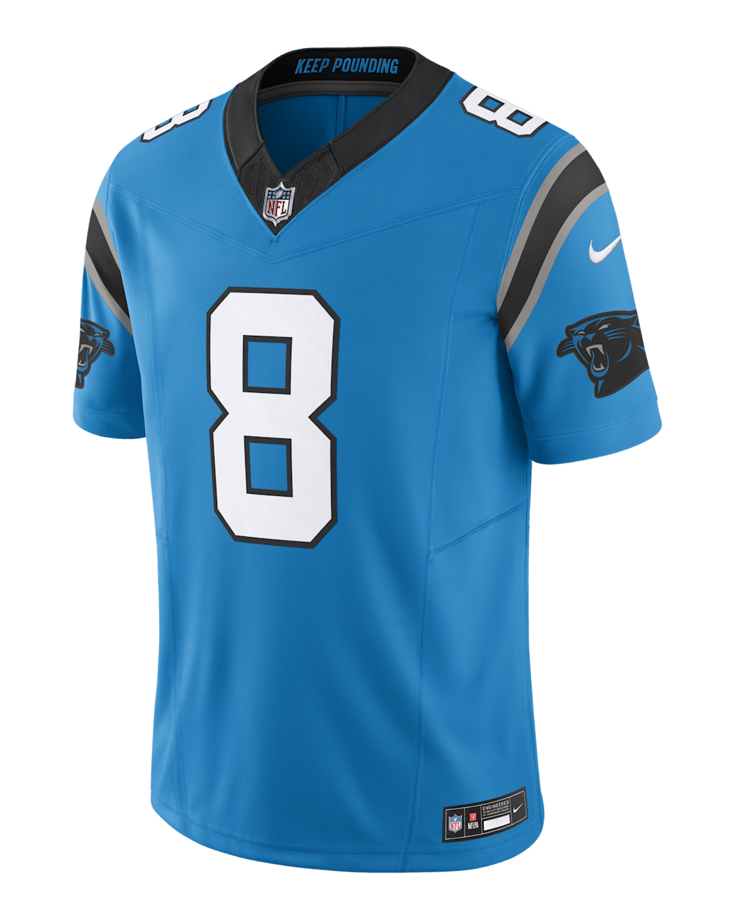 Jersey de fútbol americano Nike Dri-FIT de la NFL Limited para hombre Jaycee Horn Carolina Panthers - Azul