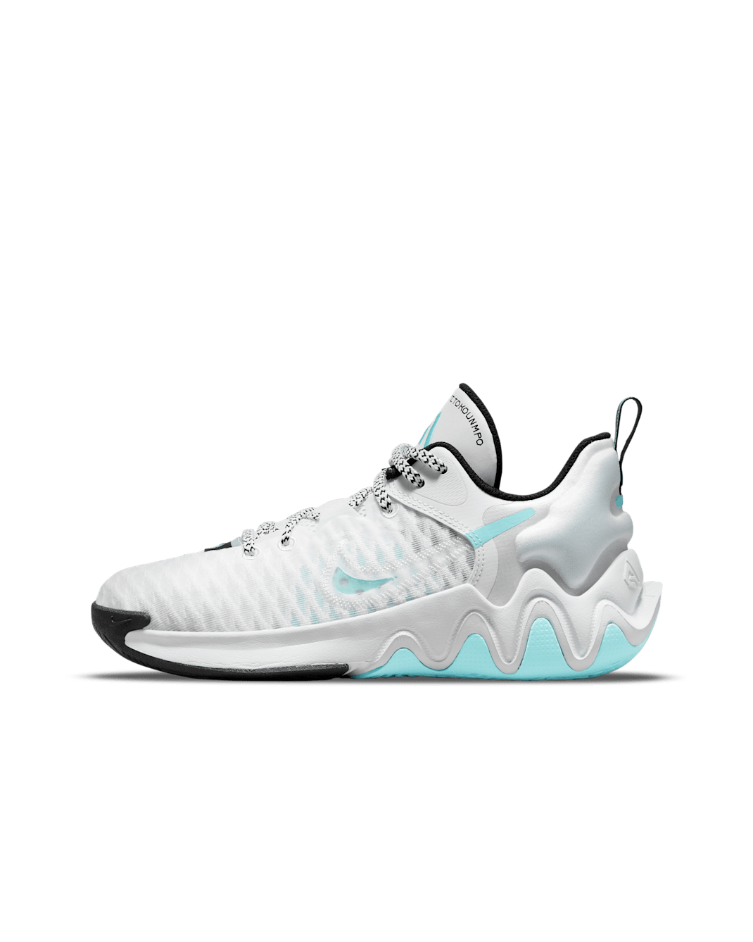 Giannis Immortality Older Kids' Basketball Shoes - White/Copa/Pure Platinum/Black