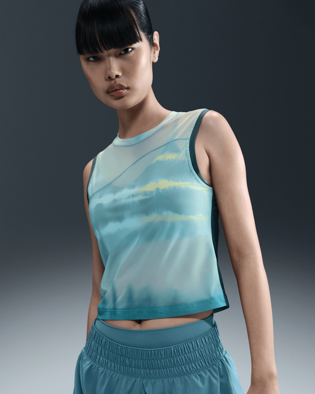 Nike x NorBlack NorWhite Women's Dri-FIT Printed Tank Top - Armory Navy