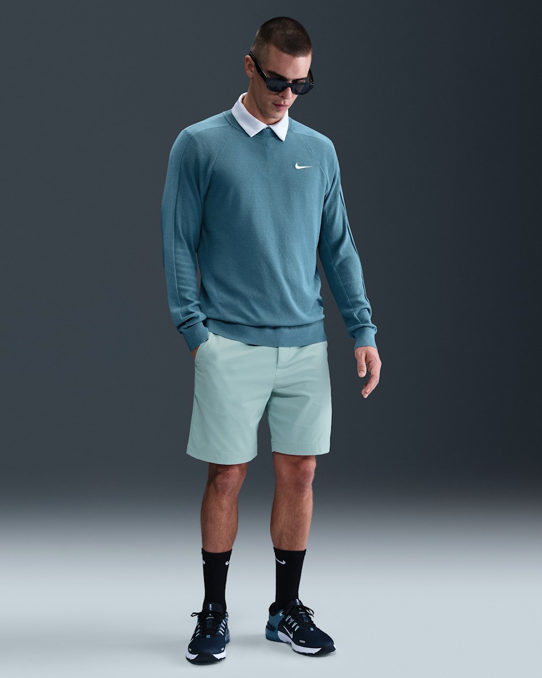 Nike Tour Men's 8" Chino Golf Shorts - Ocean Cube/Ocean Cube