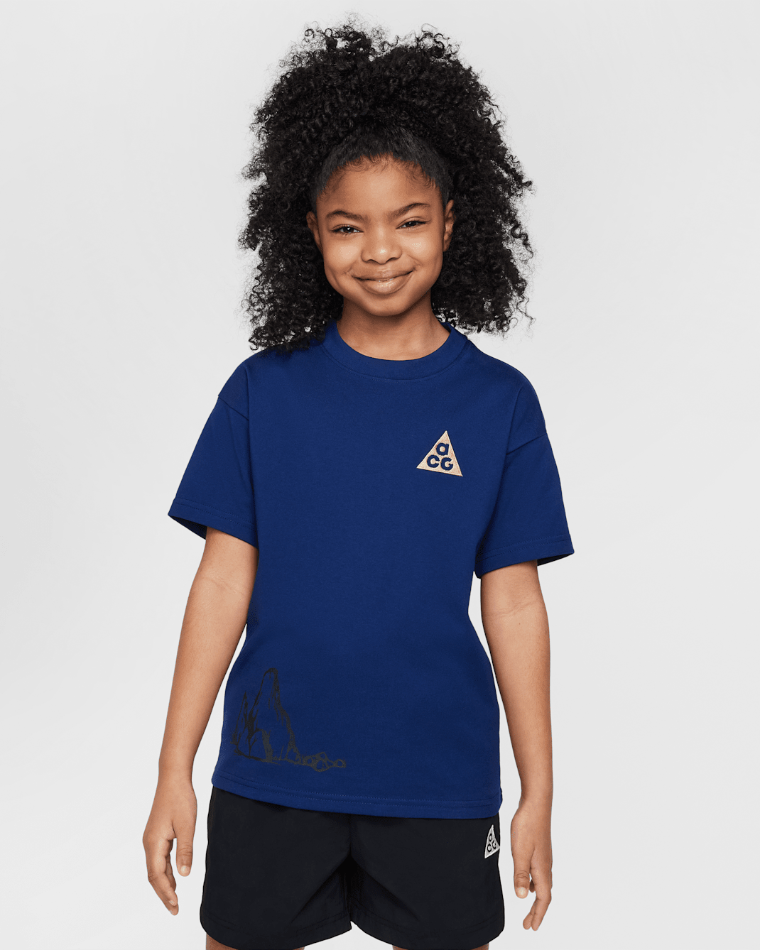 Nike ACG Older Kids' Dri-FIT T-Shirt - Blue Void
