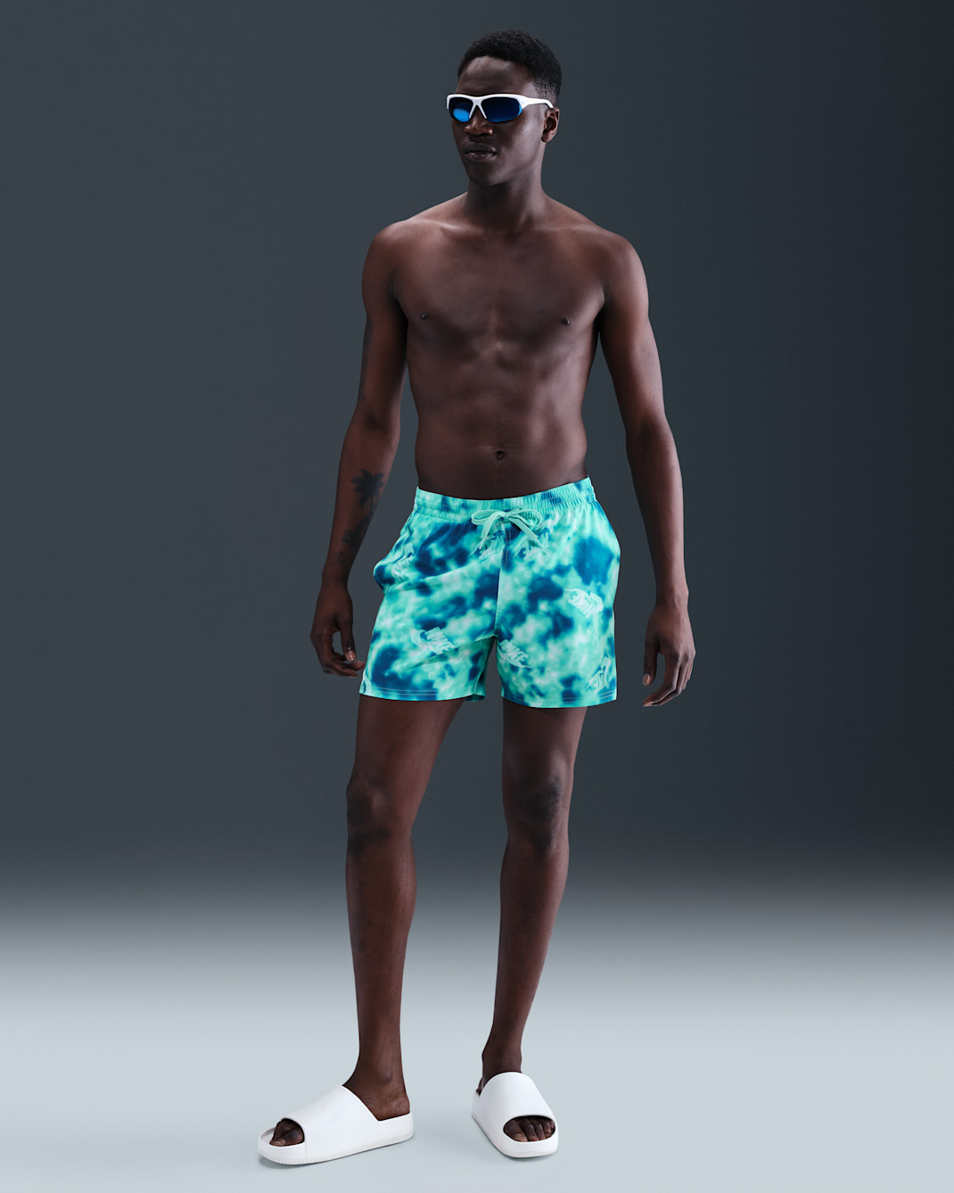 Nike Swim Breaker Men's 5" Fully Lined Volley Shorts - Bleached Turquoise