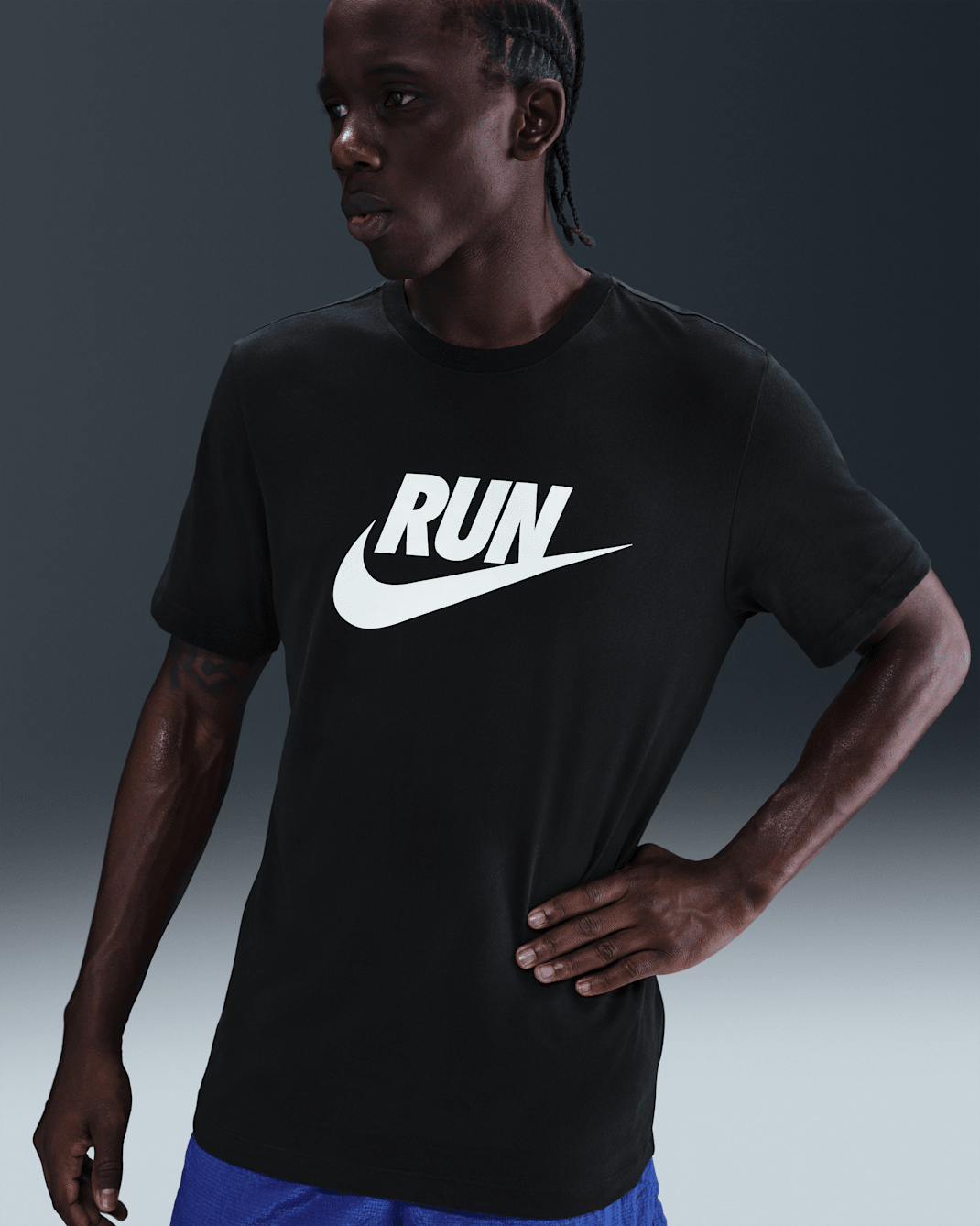 Nike Camiseta de running Dri-FIT - Hombre - Negro