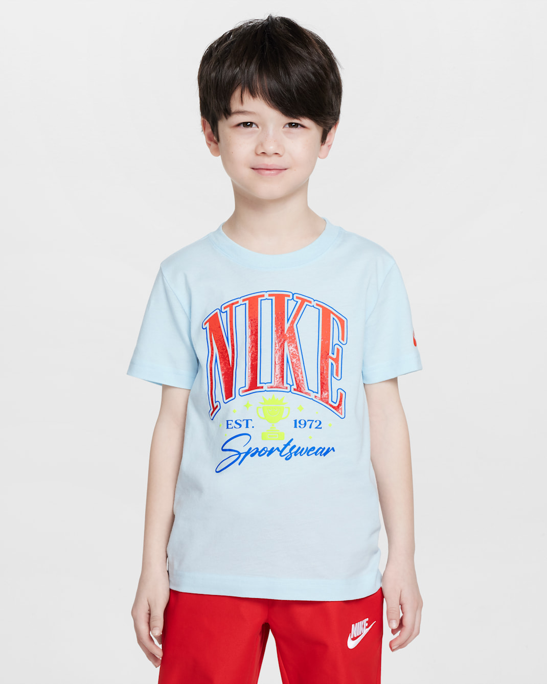 Nike Little Kids' Ace Arch T-Shirt - Glacier Blue