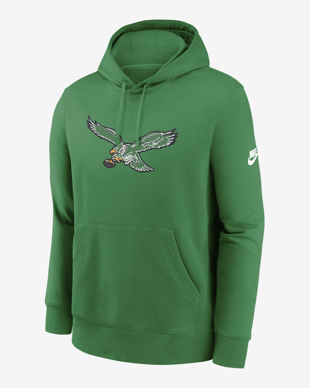 Sudadera con gorro sin cierre Nike de la NFL para hombre Philadelphia Eagles Club Logo - Verde pino