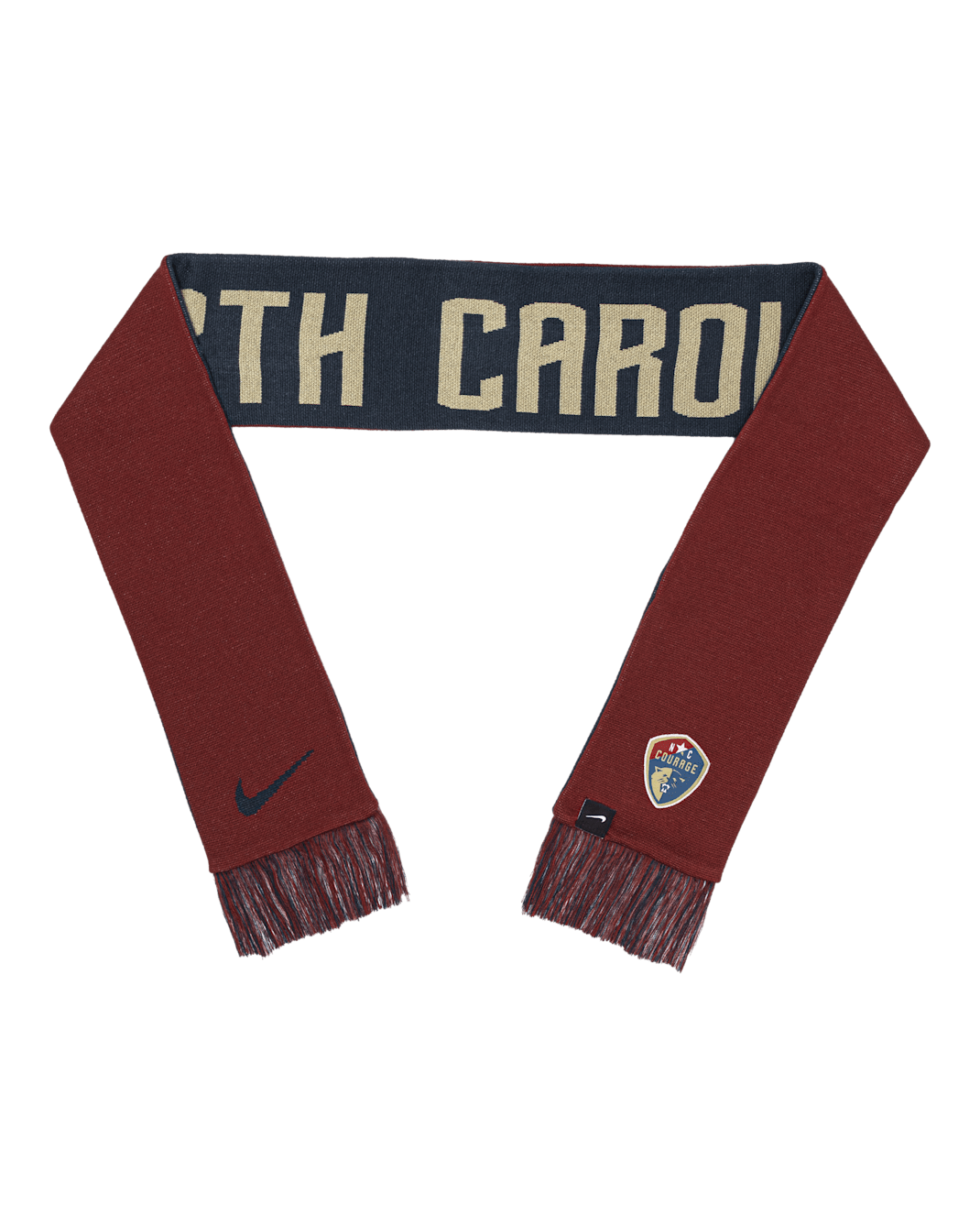 Bufanda de fútbol Nike del North Carolina Courage - Azul marino universitario