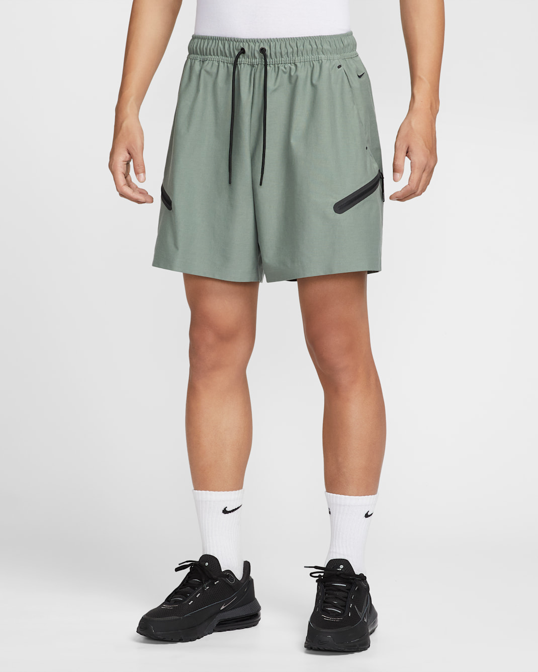 Nike Tech Men's Dri-FIT Shori Loose-Fit Shorts - Clay Green/Black