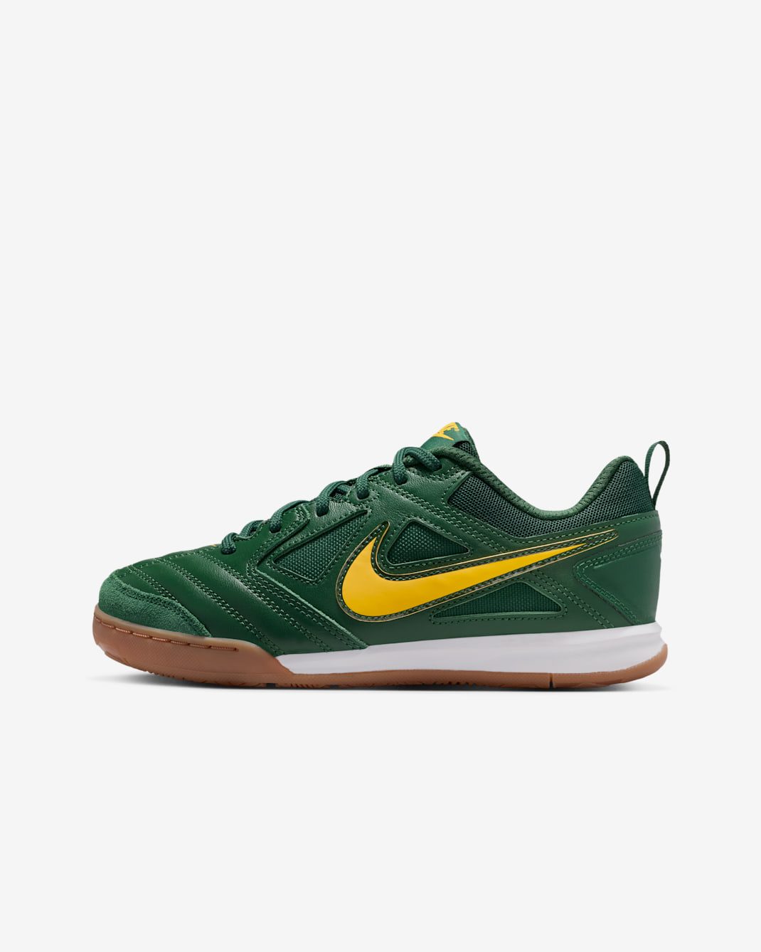 Nike Gato Older Kids' Shoes - Fir/White/Gum Medium Brown/Varsity Maize