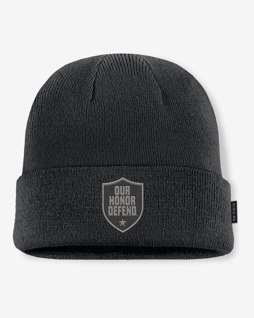 Ohio State 2025 Military Appreciation Men's Nike College Cuffed Beanie - Black