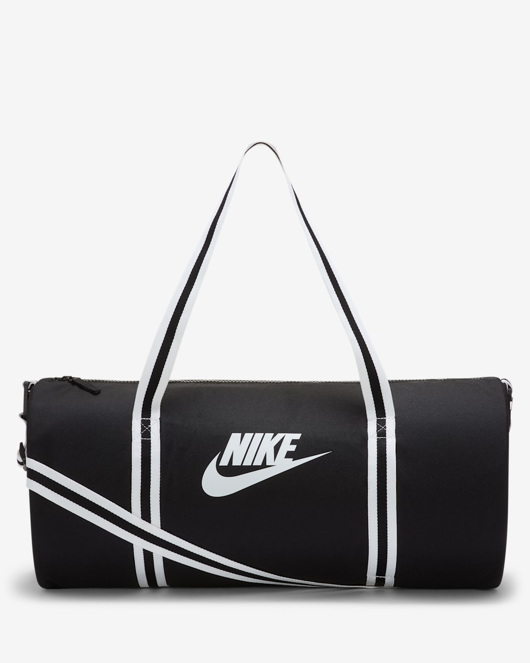 Nike Heritage Duffel Bag (30L) - Black/Black/White