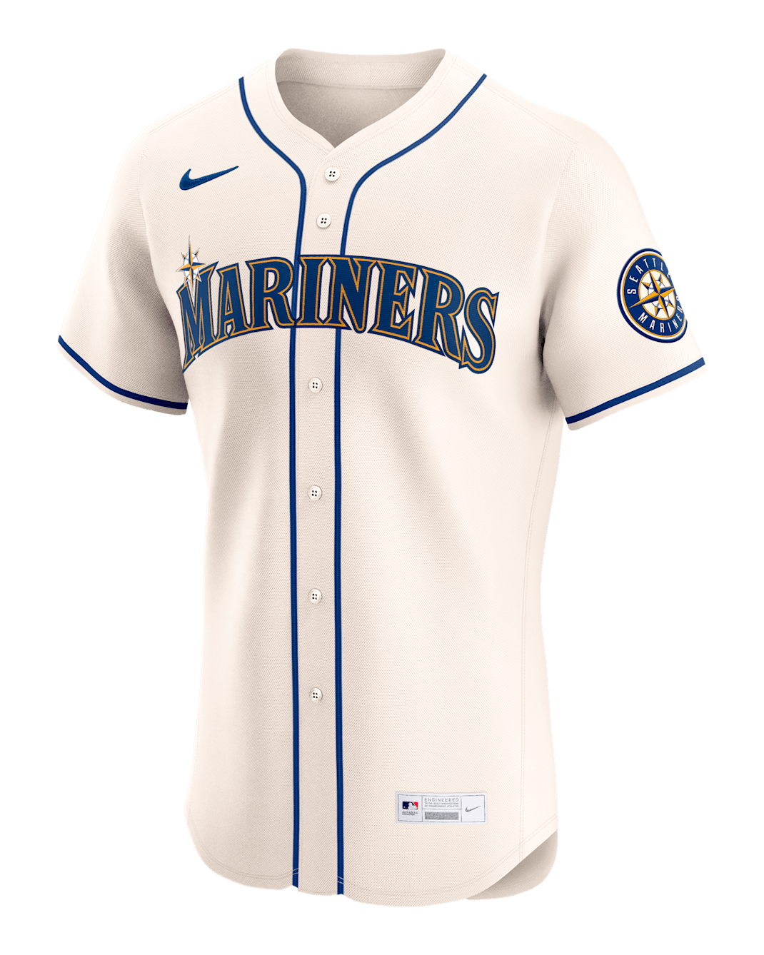 Seattle Mariners Men's Nike Dri-FIT ADV MLB Elite Jersey - Cream