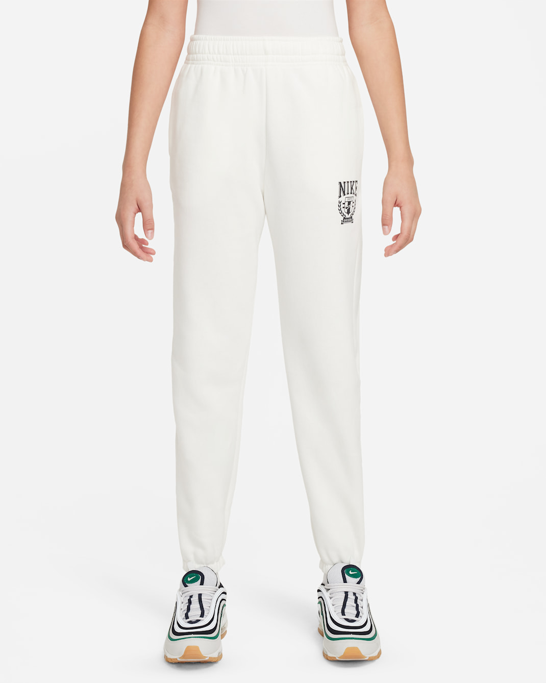 Nike Sportswear Older Kids' (Girls') Fleece Trousers - Sail