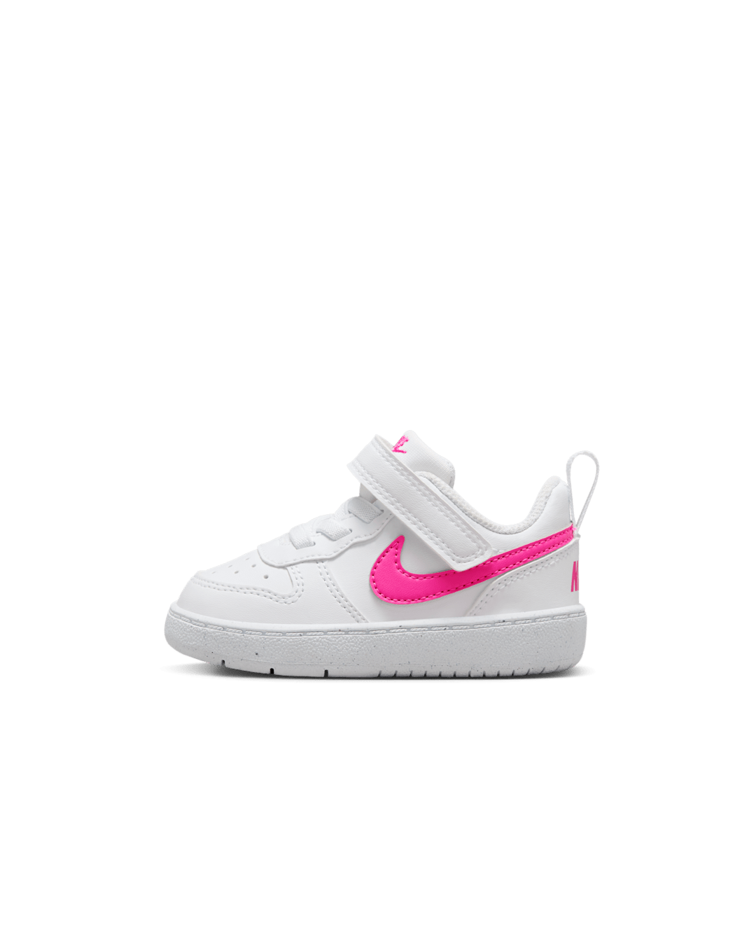 Nike Court Borough Low Recraft Baby/Toddler Shoes - White/Laser Fuchsia