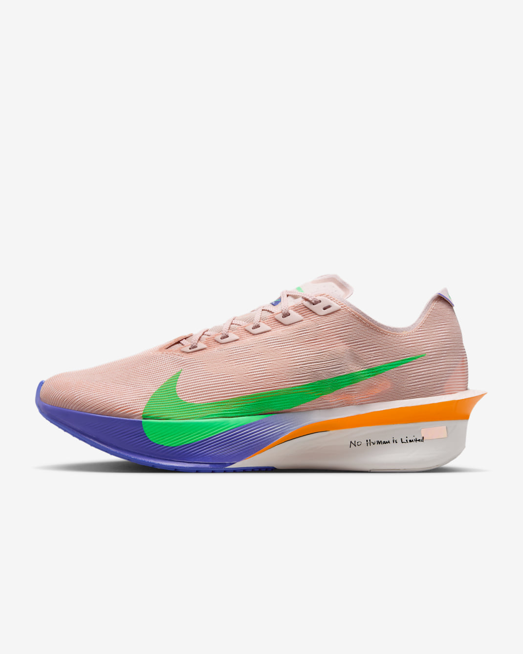 Nike Vaporfly 4 "Eliud Kipchoge" Men's Road Racing Shoes - Silt Red/Fire Pink/Bright Ceramic/Green Shock