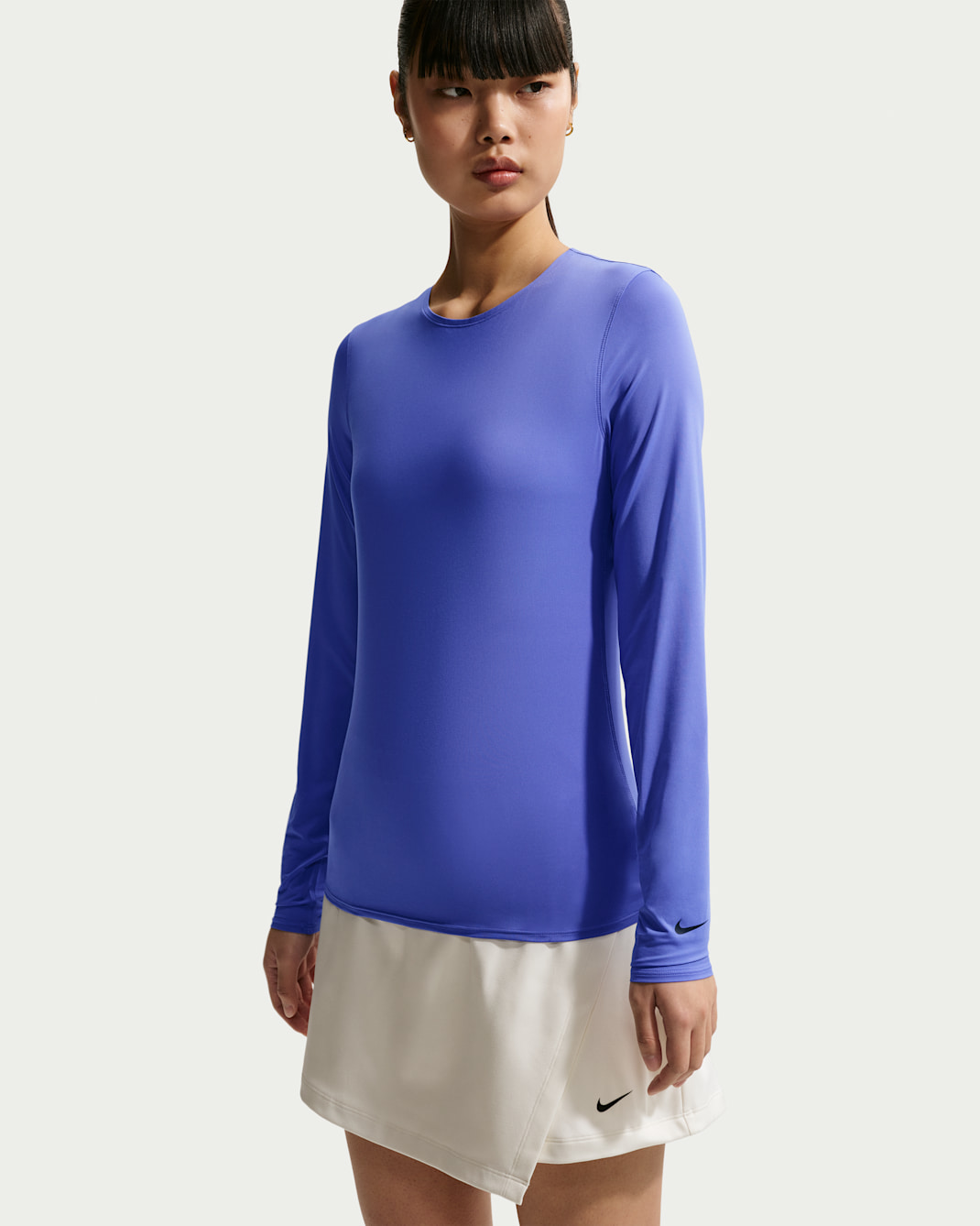 Nike Golf Club Women's Dri-FIT UV Long-Sleeve Golf Top - Sapphire/Black